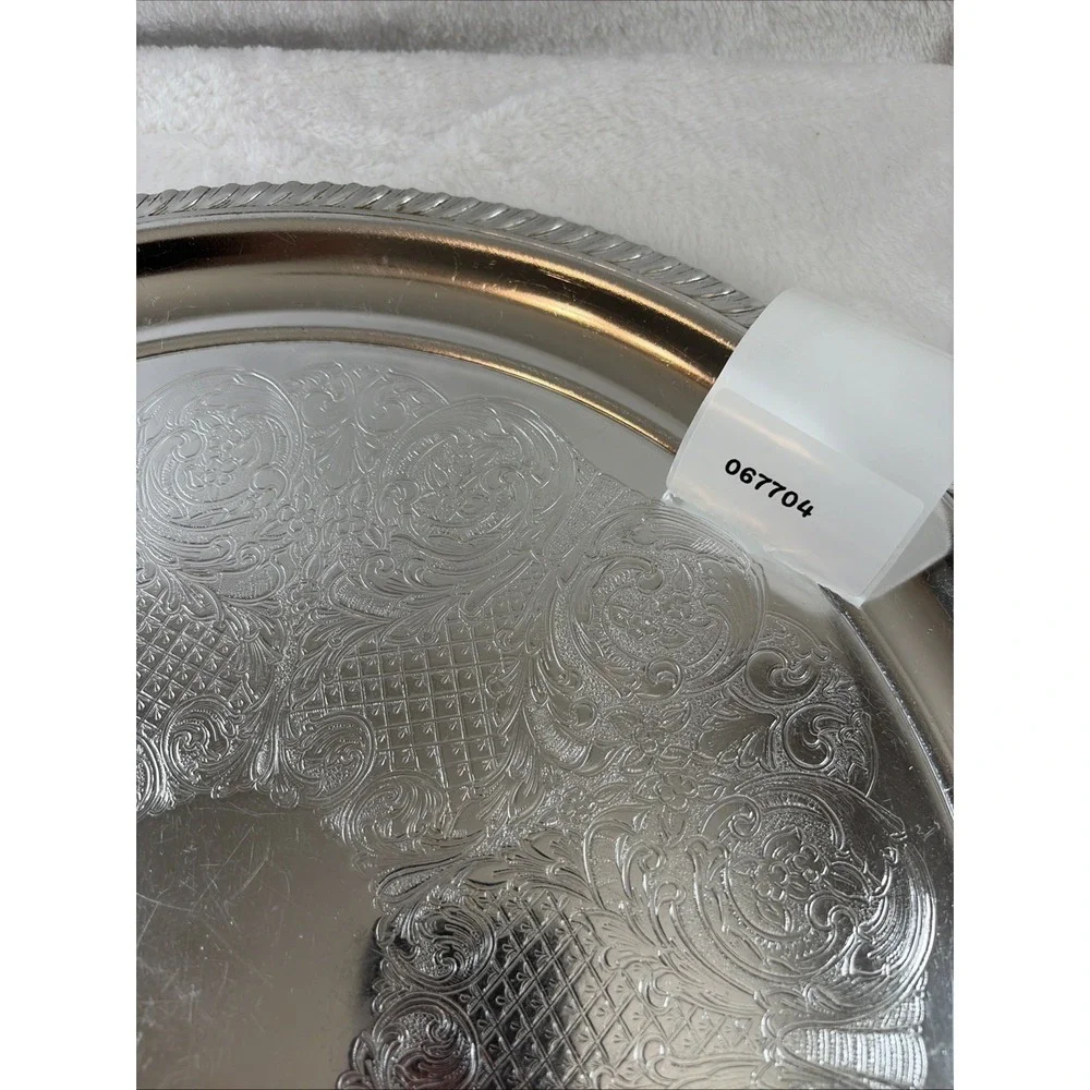 Vintage Kensington Silver Plated Serving Tray‎ 7822 Large 15.5